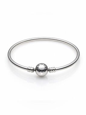 PANDORA Sterling Silver Bangle Bracelet Classic Charm Bracelet